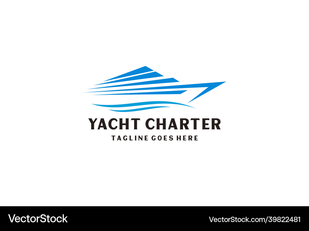 Yacht Cruise Logo Design Inspiration Yacht Cruise Logo Design Inspiration vektorbild