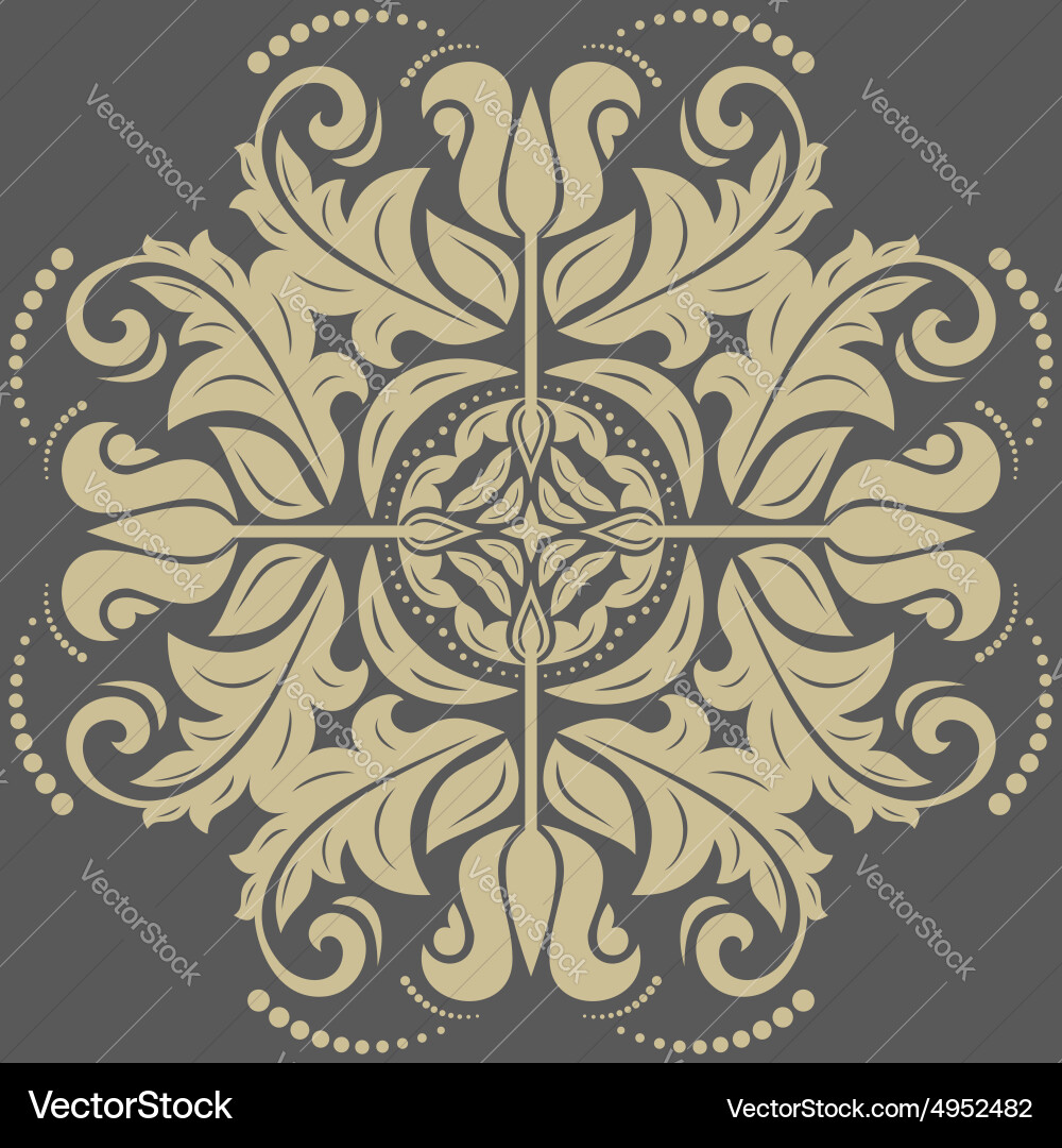 Damask orient pattern Vector Image