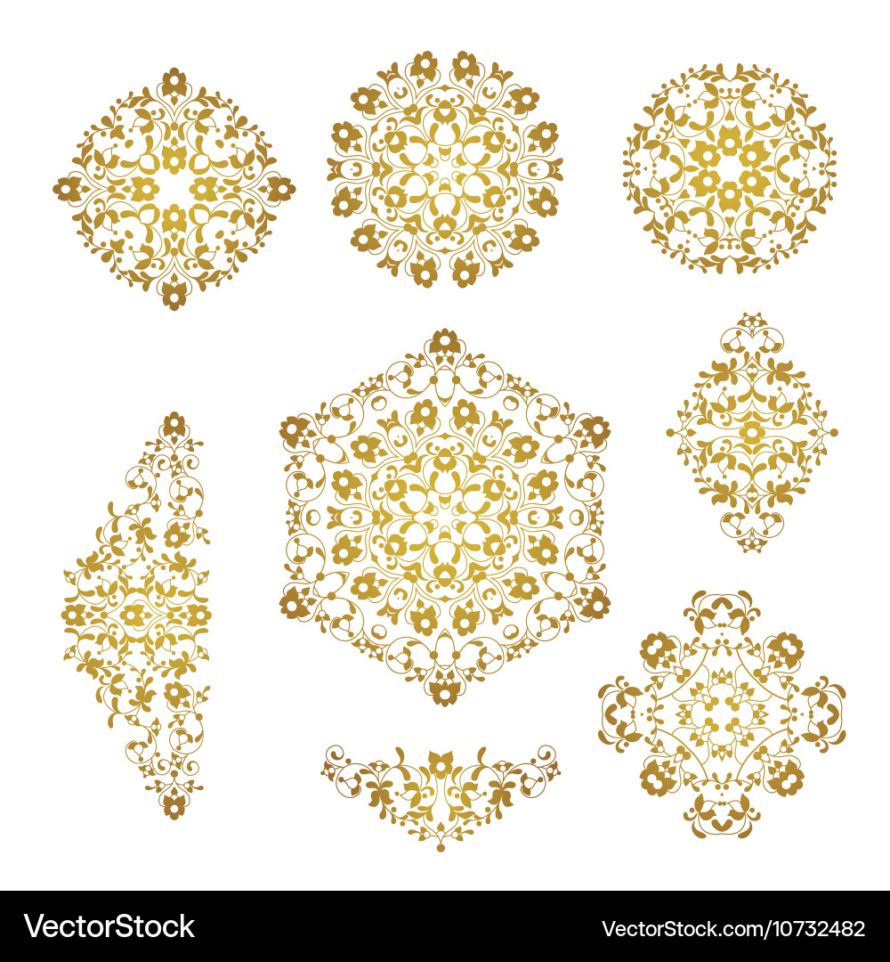 Decorative frame elegant element Vector Image