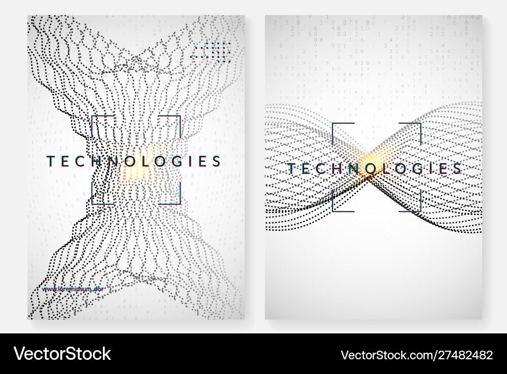 Digital technology abstract background artificial Digital technology abstract background artificial vector image