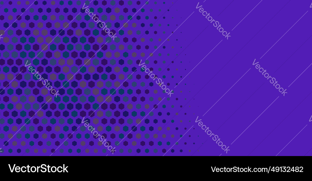 Geometric abstract hexagon multi color background Vector Image