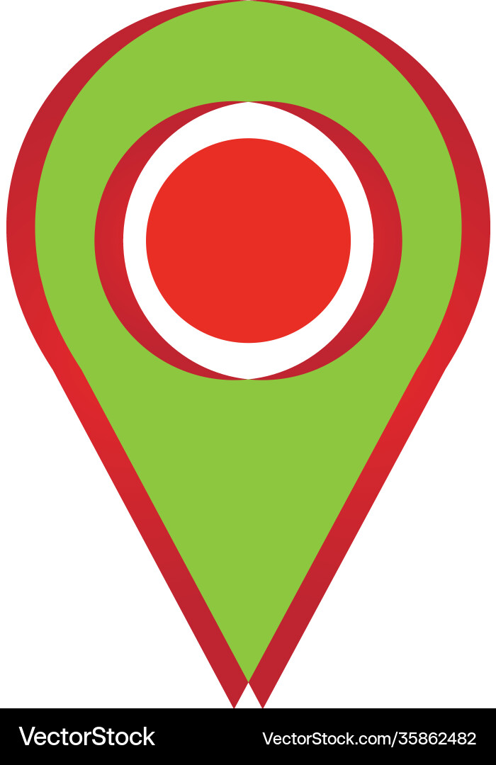 Map point location pin icon for mapping Vector Image