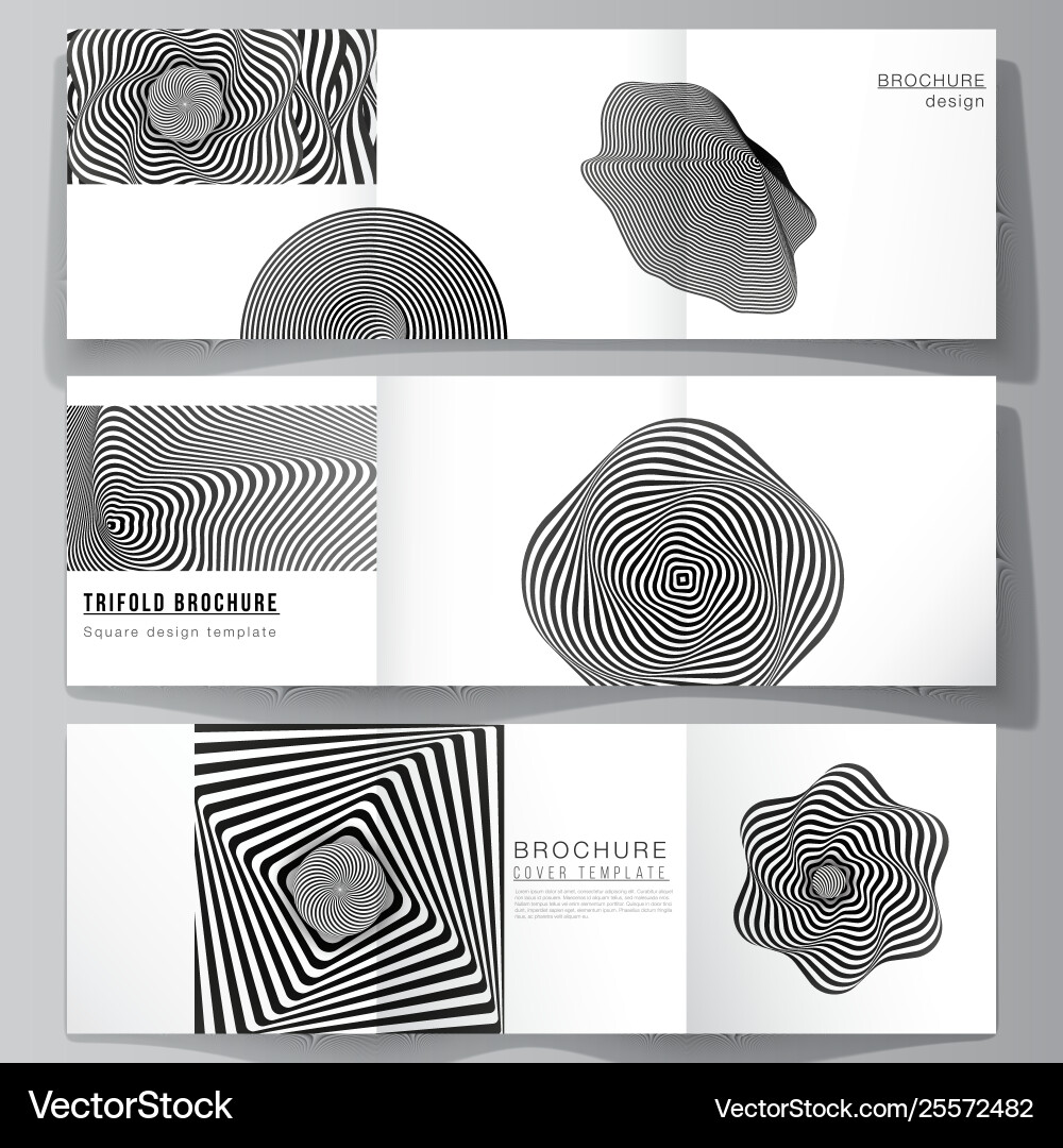 Minimal editable layout square format Minimal editable layout square format vector image