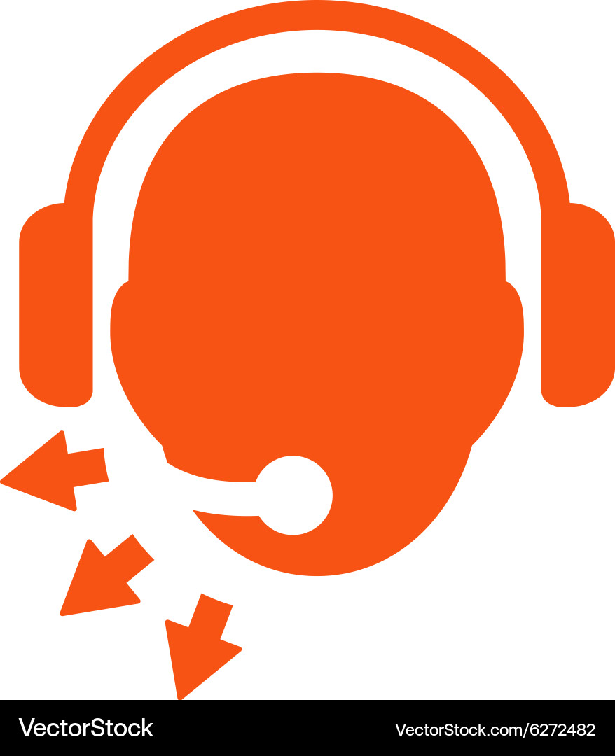 Operator message icon vector image