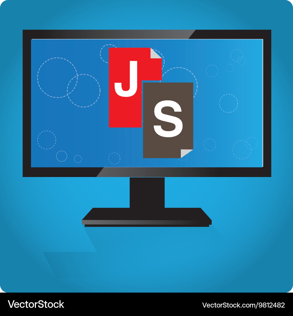 Programming language vector image