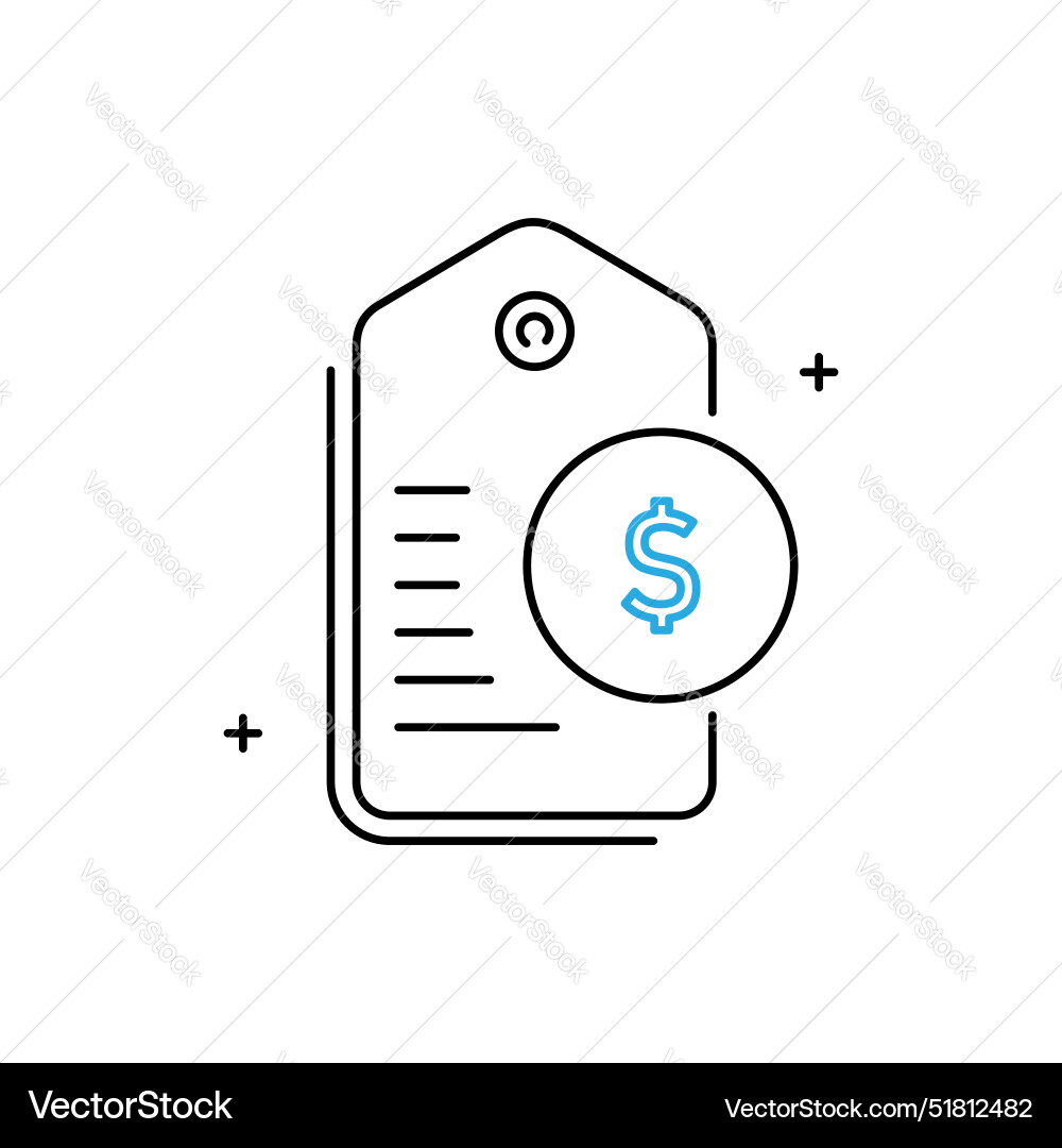 Real-time dynamic pricing icon design Vector Image