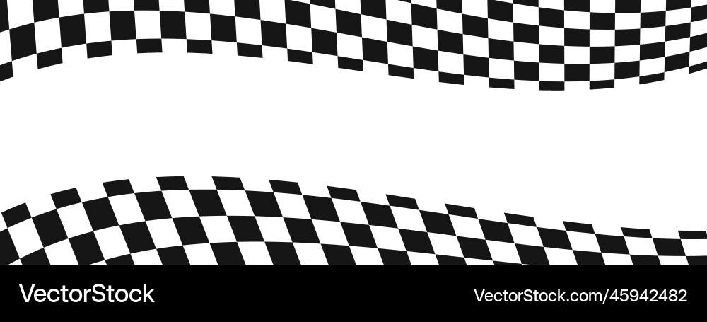 Waving race flags background with copy space Waving race flags background with copy space vector image