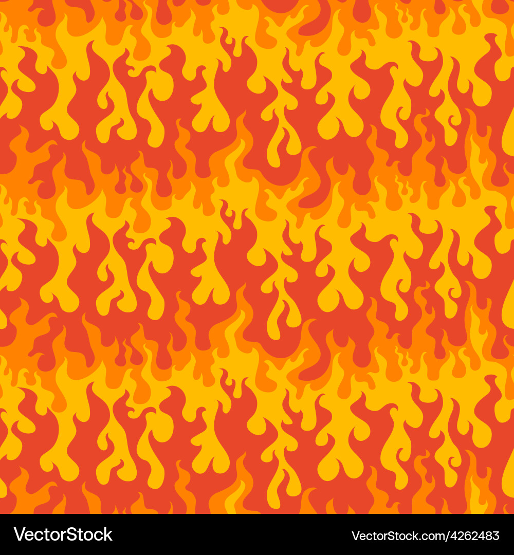 Dynamic Flame Pattern vector image