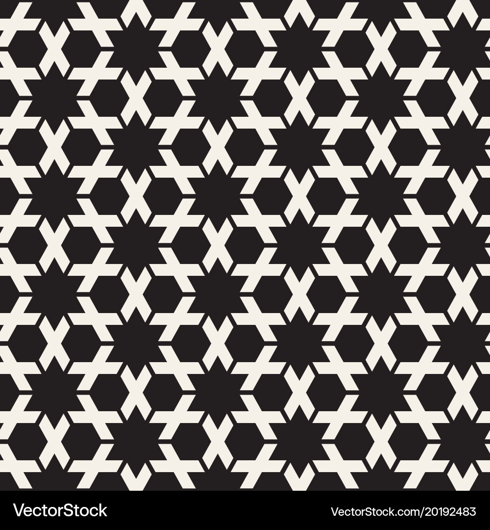 Modern Hexagonal Stripes Pattern vector image