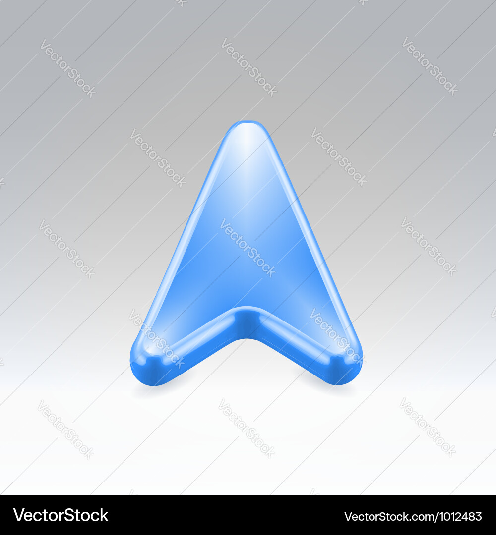 Navigation icon vector image