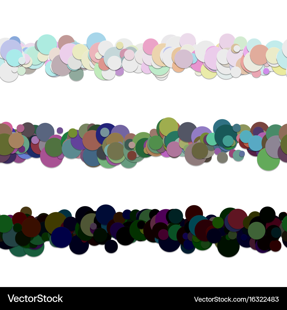 Repeatable dot pattern paragraph divider line vector image