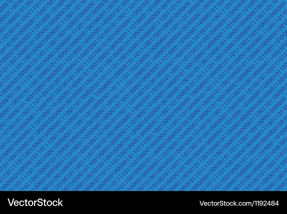 Diagonal Binary Code Pattern vector image