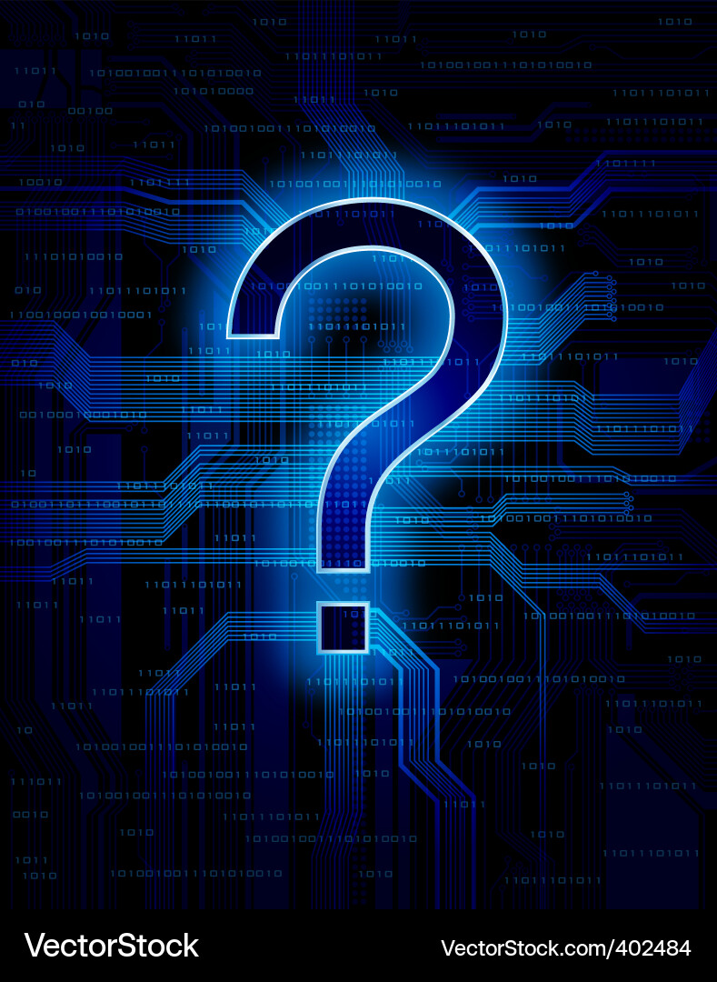 Digital Circuit Pattern vector image