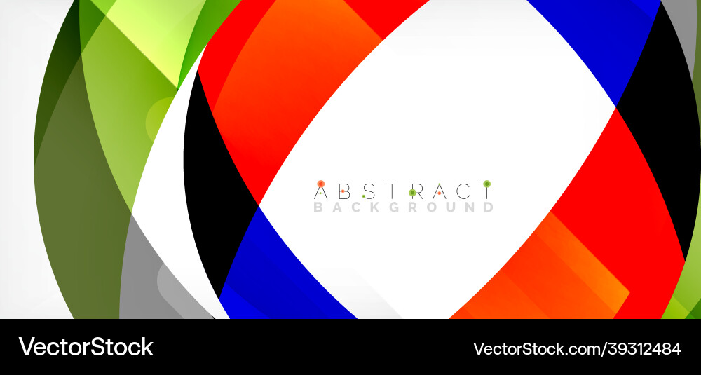 Geometric abstract background circle created Geometric abstract background circle created vector image