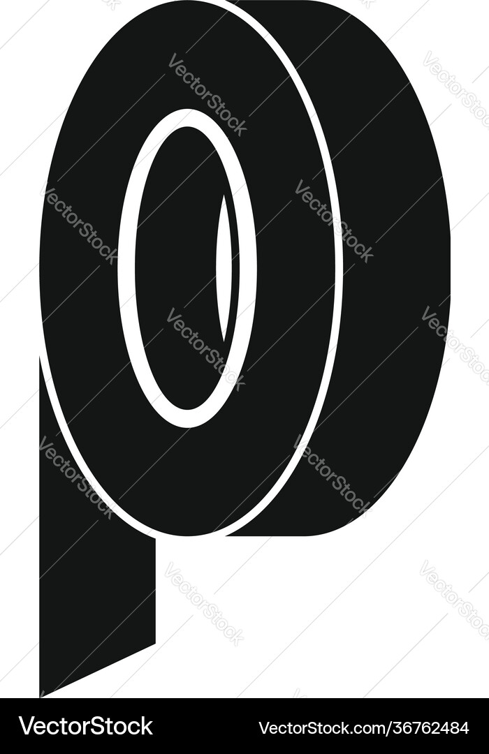 Insulating tape icon simple style Vector Image