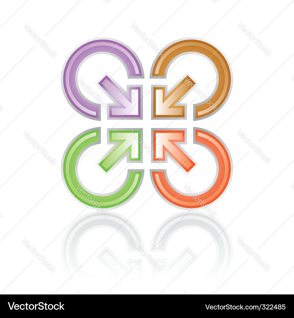 Arrow Direction Marks Vector Image