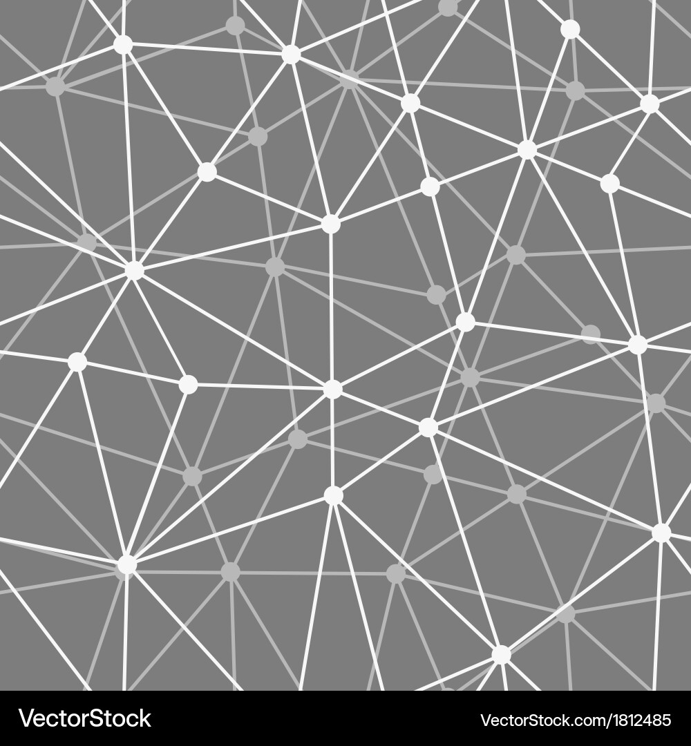 Black and White Net Pattern Vector Image