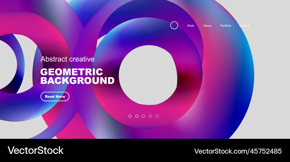 Circles minimal abstract background techno Circles minimal abstract background techno Vector Image