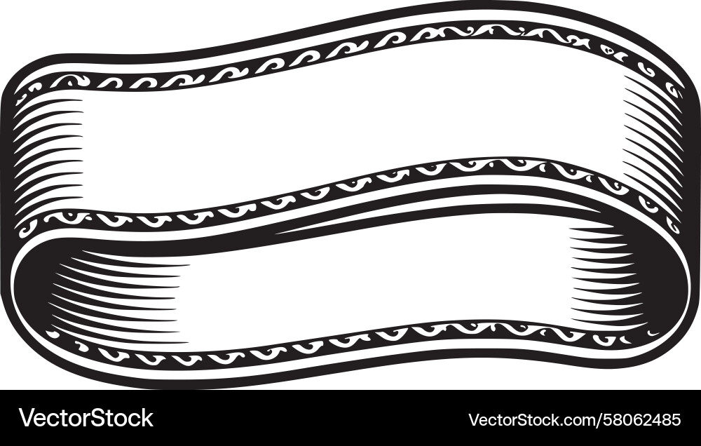 Infinite Ribbon Loop Vector Image