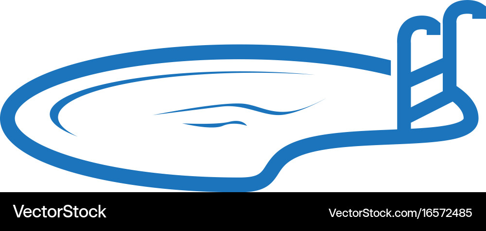 Pool icon Royalty Free Vector Image - VectorStock