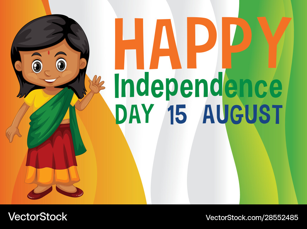 Public holiday poster design with happy kid Public holiday poster design with happy kid vector image