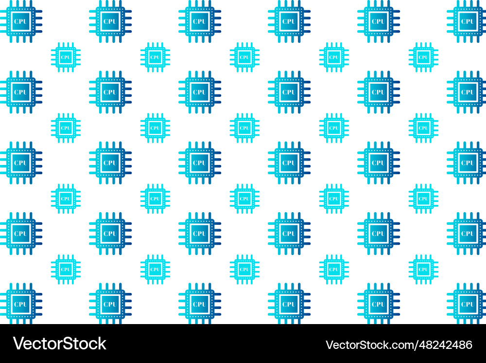 Abstract cpu pattern background Abstract cpu pattern background vector image