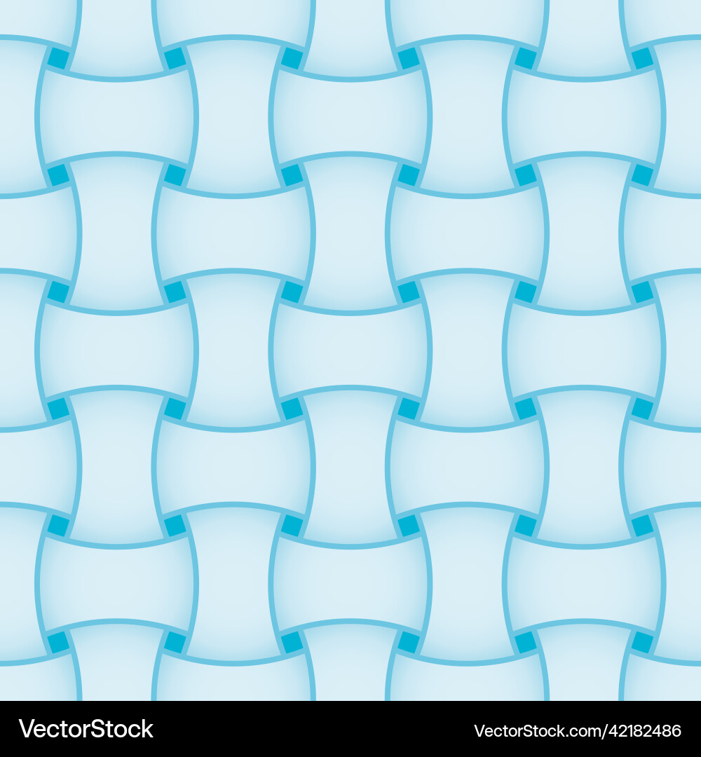 Geometric seamless pattern with intertwined bands Geometric seamless pattern with intertwined bands vector image