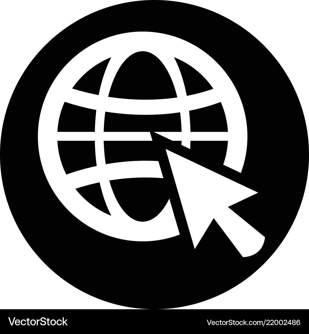 Go web icon Vector Image