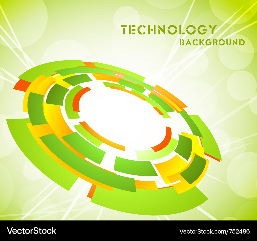 Modern Tech Gradient Background vector image