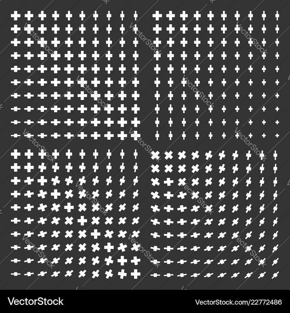 Monochrome halftone background set Vector Image