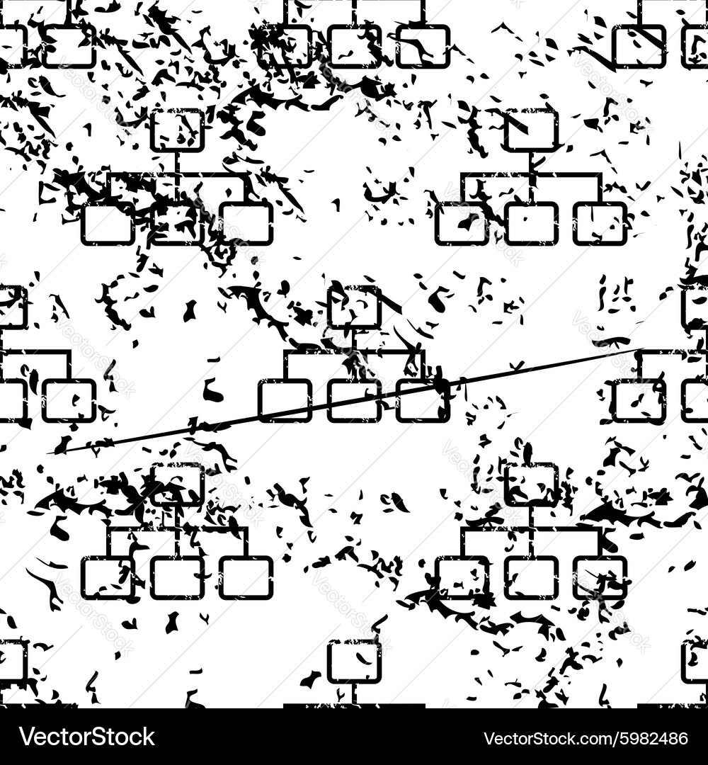 Scheme pattern grunge monochrome Vector Image