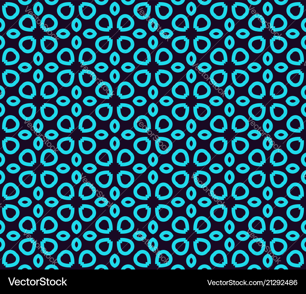 Seamless pattern ornament of lines and curls vector image