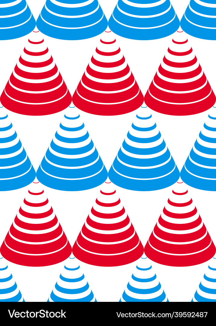 3d cones optical seamless pattern repeat tiling 3d cones optical seamless pattern repeat tiling vector image