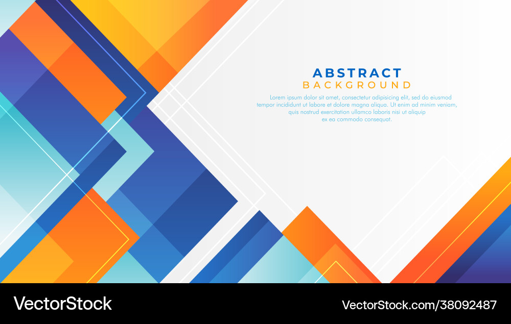 Abstract colorful geometric pattern modern vector image