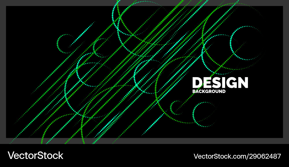 Abstract elements with dynamic lines modern vector image