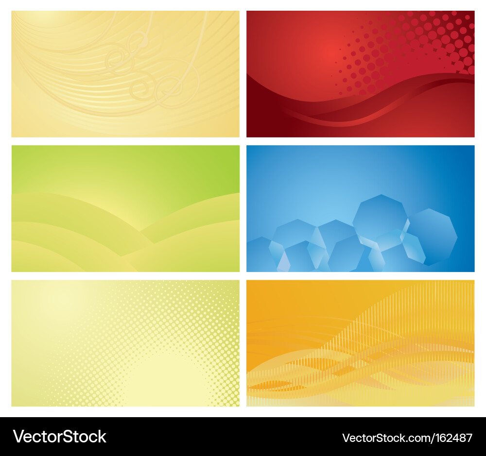 Background set vector image