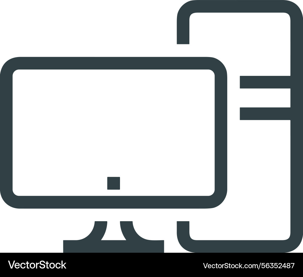Computer icon symbol image Computer icon symbol image Vector Image