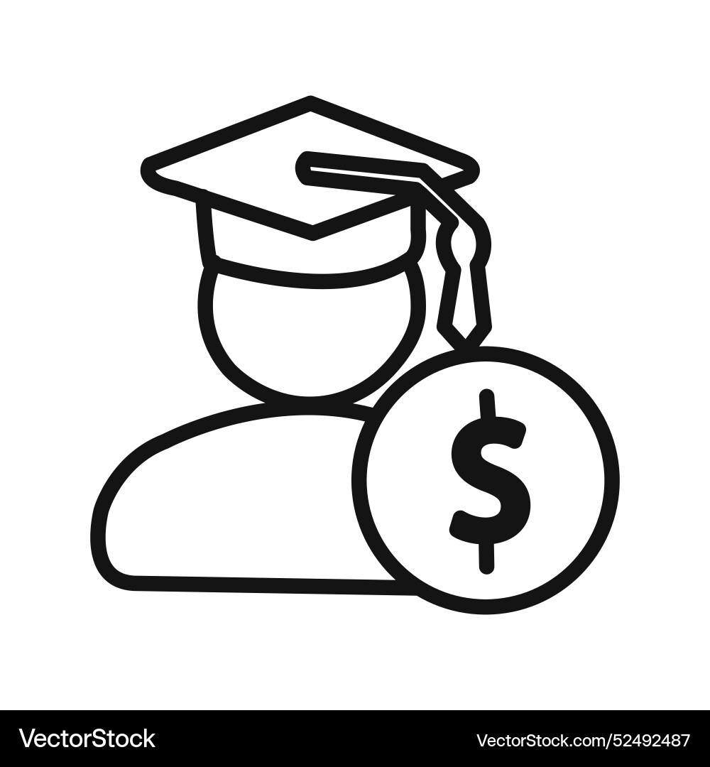 Inequality icon linear graphics set Vector Image
