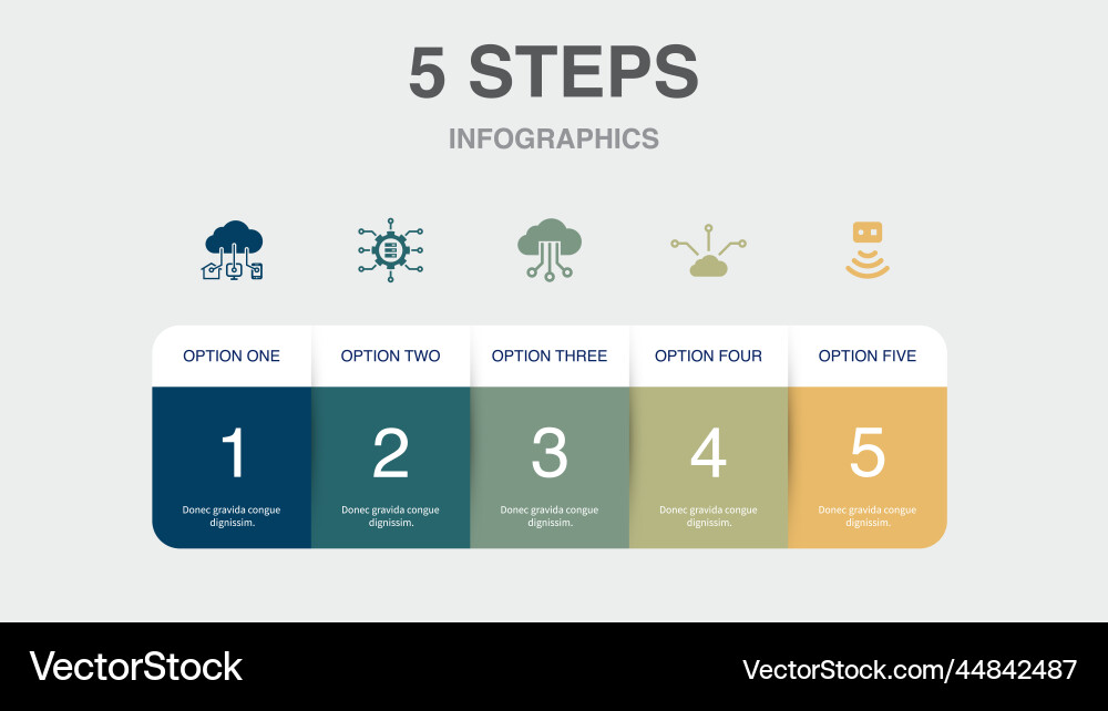 Internet of things big data cloud computing Vector Image