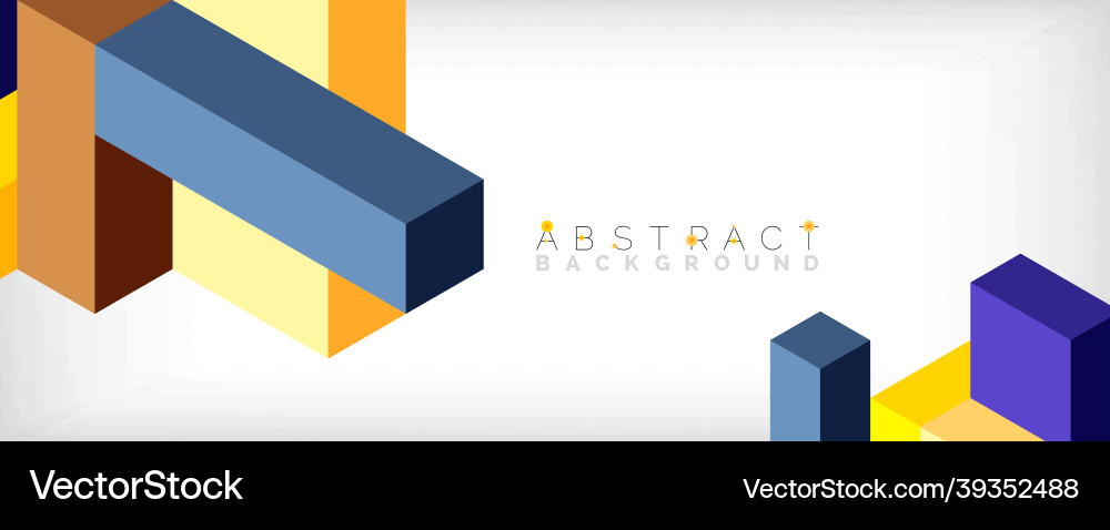 Abstract background 3d cubes cubic elements Abstract background 3d cubes cubic elements vector image