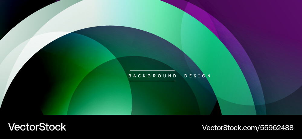 Abstract composition with layered circular Abstract composition with layered circular vector image