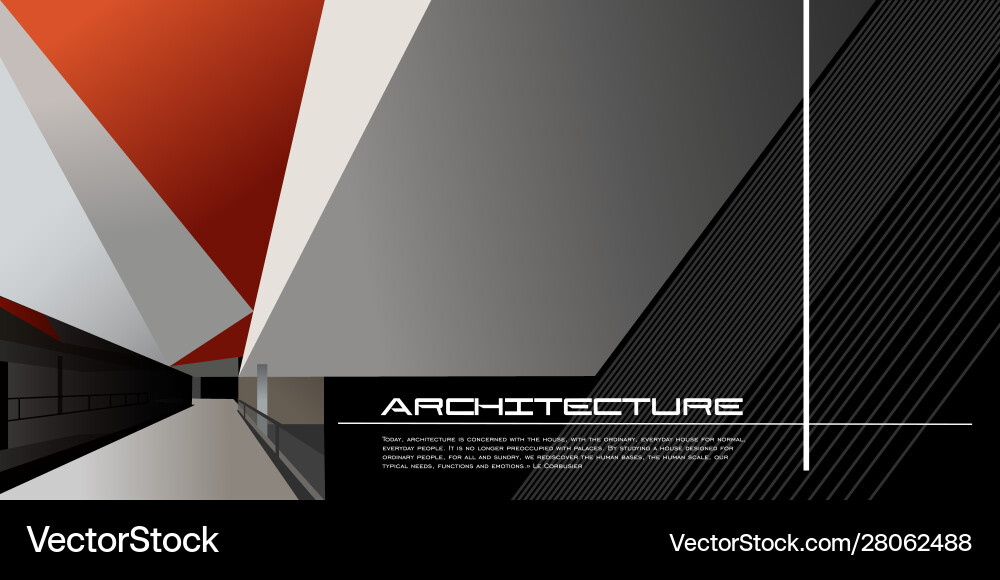 Architecture background mockup Architecture background mockup Vector Image