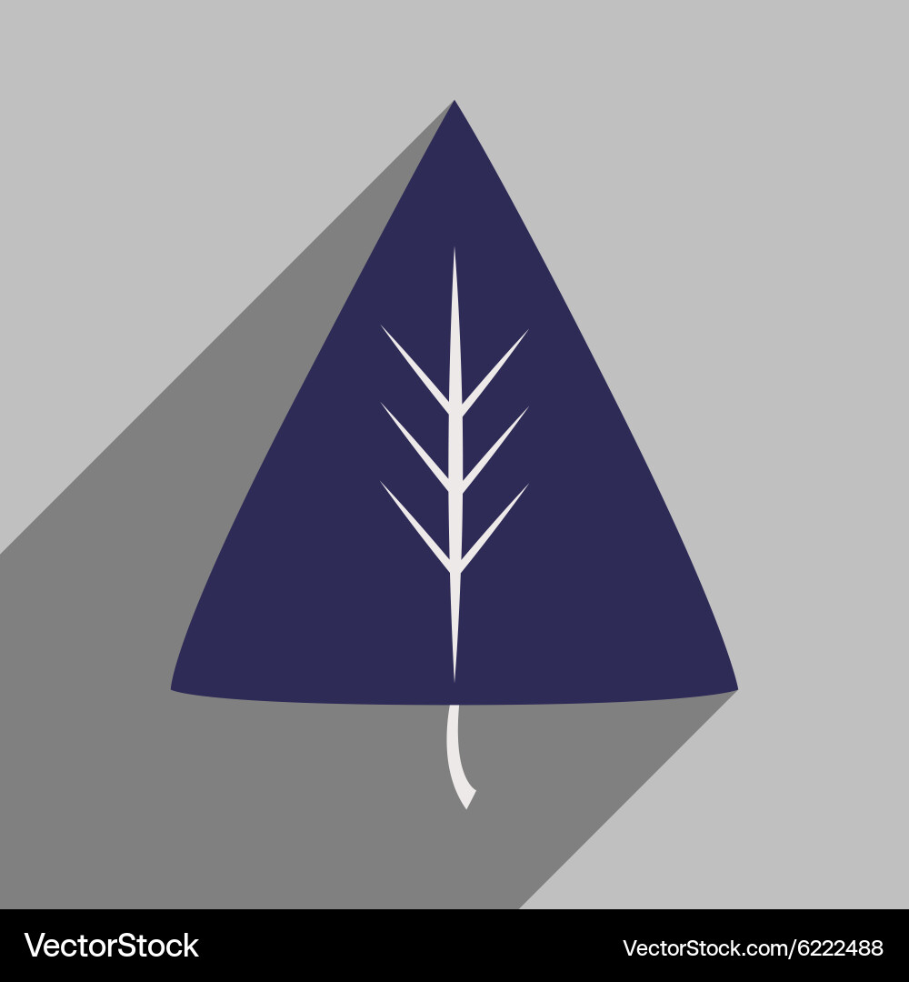 Flat with shadow icon and mobile application Vector Image