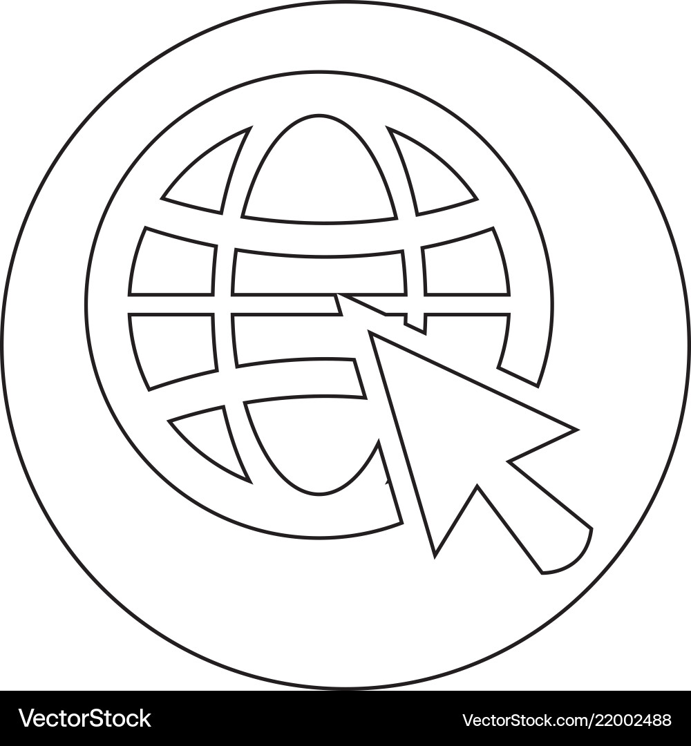 Go web icon vector image
