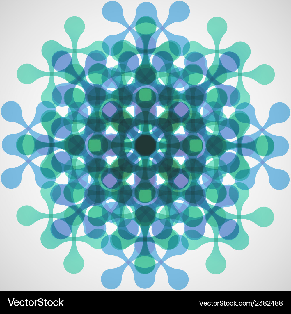 Molecular Abstract Pattern Vector Image