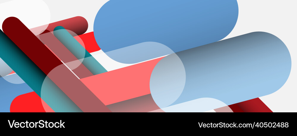 Overlapping runde Formen und Linien Hintergrund Overlapping runde Formen und Linien Hintergrund vektorbild