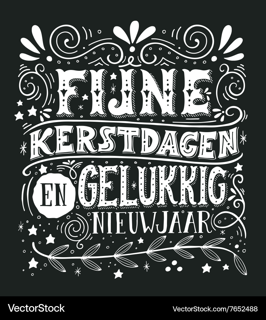 Retro poster with hand lettering and decoration Vector Image