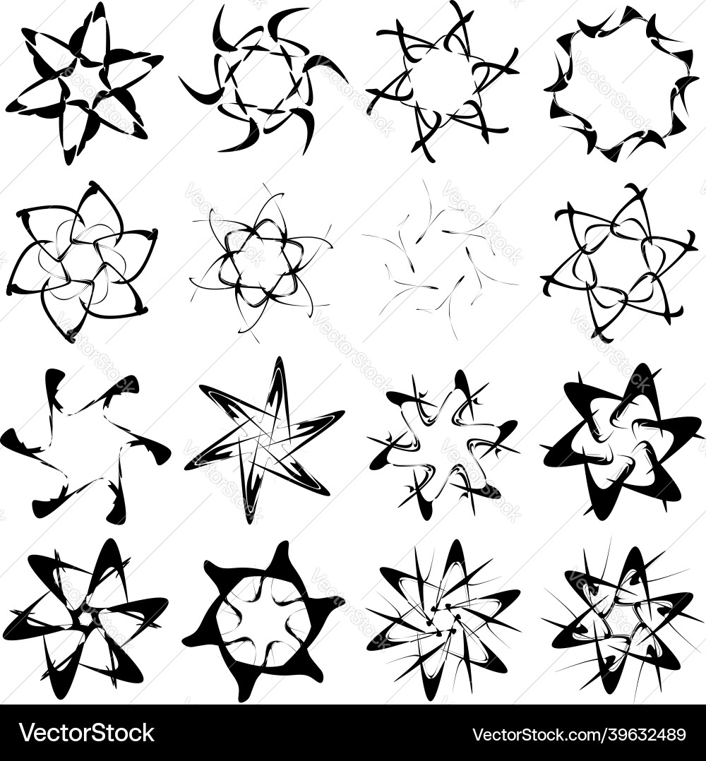 Abstract circular drawing amorphous nonfigurative Abstract circular drawing amorphous nonfigurative Vector Image