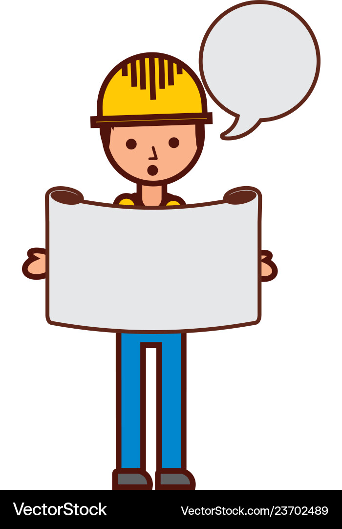 Builder document page error website vector image