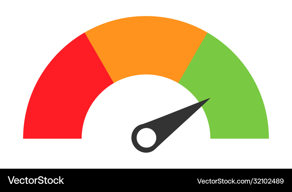 Customer icon emotions satisfaction meter Vector Image